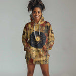 Bastet Egyptian Hoodie Dress Eye of Ra Cat Goddess Lady of Dread Ancient Power