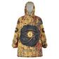 Bastet Egyptian Kid Wearable Blanket Hoodie Eye of Ra Cat Goddess Lady of Dread Ancient Power