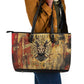 Bastet Egyptian Leather Tote Bag Eye of Ra Cat Goddess Lady of Dread Ancient Power