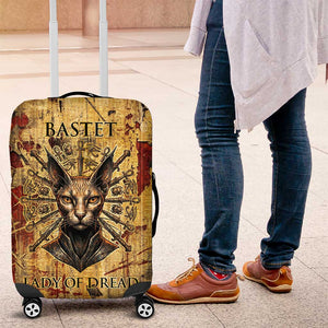 Bastet Egyptian Luggage Cover Eye of Ra Cat Goddess Lady of Dread Ancient Power