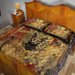Bastet Egyptian Quilt Bed Set Eye of Ra Cat Goddess Lady of Dread Ancient Power