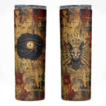 Bastet Egyptian Skinny Tumbler Eye of Ra Cat Goddess Lady of Dread Ancient Power