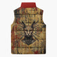Bastet Egyptian Sleeveless Puffer Jacket Eye of Ra Cat Goddess Lady of Dread Ancient Power