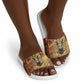 Bastet Egyptian Slide Sandals Eye of Ra Cat Goddess Lady of Dread Ancient Power