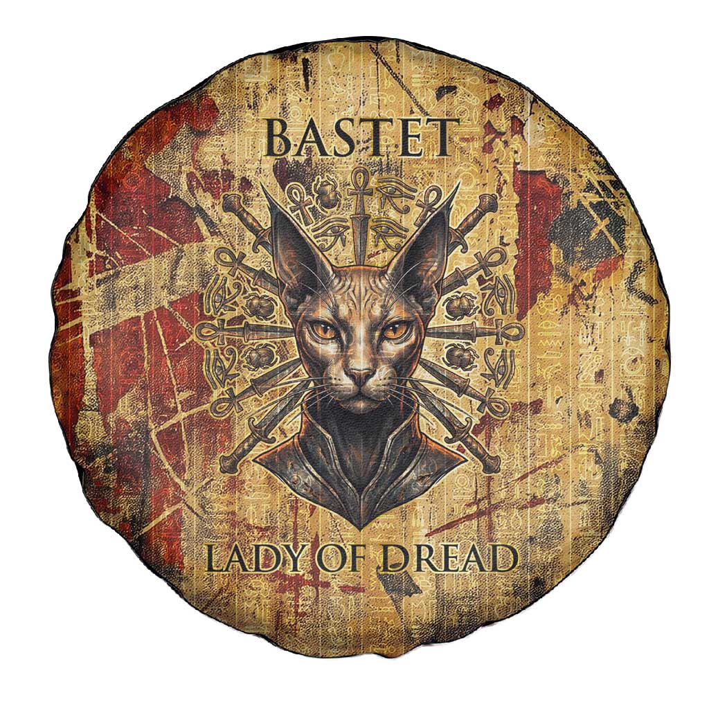 Bastet Egyptian Spare Tire Cover Eye of Ra Cat Goddess Lady of Dread Ancient Power