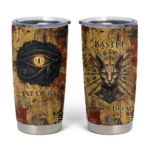 Bastet Egyptian Tumbler Cup Eye of Ra Cat Goddess Lady of Dread Ancient Power