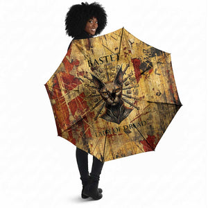 Bastet Egyptian Umbrella Eye of Ra Cat Goddess Lady of Dread Ancient Power