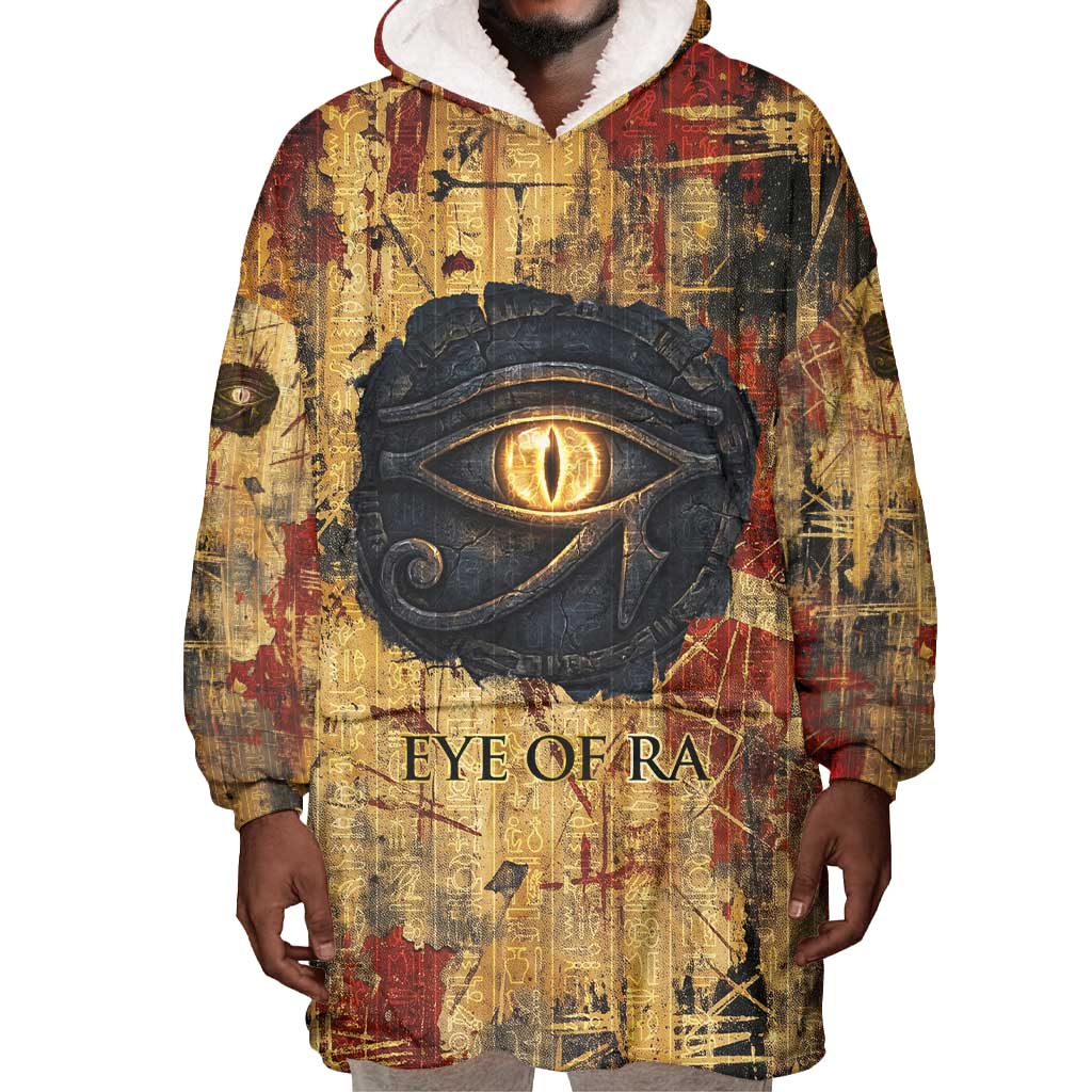 Bastet Egyptian Wearable Blanket Hoodie Eye of Ra Cat Goddess Lady of Dread Ancient Power