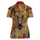 Bastet Egyptian Women Polo Shirt Eye of Ra Cat Goddess Lady of Dread Ancient Power