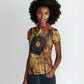 Bastet Egyptian Women Polo Shirt Eye of Ra Cat Goddess Lady of Dread Ancient Power