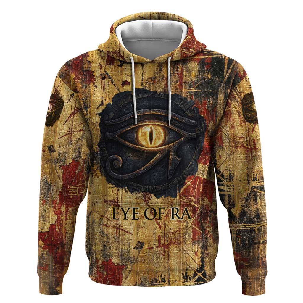 Bastet Egyptian Zip Hoodie Eye of Ra Cat Goddess Lady of Dread Ancient Power