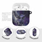 Bat Egyptian AirPods Case Cow Goddess Celestial Face Horn Ring Gem Cosmic Starry Sky