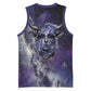 Bat Egyptian Basketball Jersey Cow Goddess Celestial Face Horn Ring Gem Cosmic Starry Sky