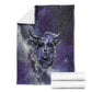 Bat Egyptian Blanket Cow Goddess Celestial Face Horn Ring Gem Cosmic Starry Sky