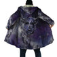 Bat Egyptian Cloak Cow Goddess Celestial Face Horn Ring Gem Cosmic Starry Sky