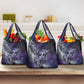 Bat Egyptian Grocery Bag Cow Goddess Celestial Face Horn Ring Gem Cosmic Starry Sky