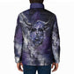 Bat Egyptian Padded Jacket Cow Goddess Celestial Face Horn Ring Gem Cosmic Starry Sky