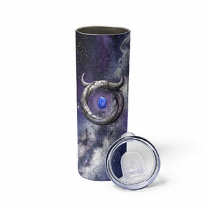 Bat Egyptian Skinny Tumbler Cow Goddess Celestial Face Horn Ring Gem Cosmic Starry Sky