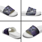 Bat Egyptian Slide Sandals Cow Goddess Celestial Face Horn Ring Gem Cosmic Starry Sky