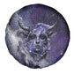 Bat Egyptian Spare Tire Cover Cow Goddess Celestial Face Horn Ring Gem Cosmic Starry Sky