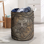 Bat Laundry Basket Goddess of the Cosmos Ancient Egyptian Cow Horns Stone