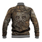 Bat Baseball Jacket Goddess of the Cosmos Ancient Egyptian Cow Horns Stone