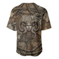 Bat Baseball Jersey Goddess of the Cosmos Ancient Egyptian Cow Horns Stone
