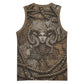 Bat Basketball Jersey Goddess of the Cosmos Ancient Egyptian Cow Horns Stone