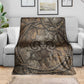 Bat Blanket Goddess of the Cosmos Ancient Egyptian Cow Horns Stone
