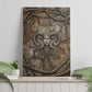 Bat Canvas Wall Art Goddess of the Cosmos Ancient Egyptian Cow Horns Stone
