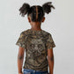Bat Kid T shirt Goddess of the Cosmos Ancient Egyptian Cow Horns Stone