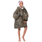 Bat Kid Wearable Blanket Hoodie Goddess of the Cosmos Ancient Egyptian Cow Horns Stone