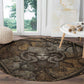 Bat Round Carpet Goddess of the Cosmos Ancient Egyptian Cow Horns Stone