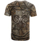 Bat T shirt Goddess of the Cosmos Ancient Egyptian Cow Horns Stone