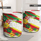 Personalized Ghana Football Laundry Basket Soccer Player Kick - Floral Hibiscus