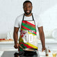 Personalized Ghana Football Apron Soccer Player Kick - Floral Hibiscus