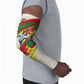 Personalized Ghana Football Arm Sleeves Soccer Player Kick - Floral Hibiscus
