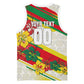 Personalized Ghana Football Basketball Jersey Soccer Player Kick - Floral Hibiscus
