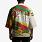 Personalized Ghana Football Kimono Soccer Player Kick - Floral Hibiscus