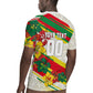 Personalized Ghana Football Rugby Jersey Soccer Player Kick - Floral Hibiscus