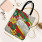 Personalized Ghana Football Tote Bag Soccer Player Kick - Floral Hibiscus