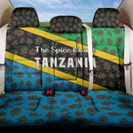 Tanzania Spice Island Back Car Seat Cover with Clove Leaf Pattern and National Flag Colors