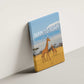 Tanzania Safari Giraffe Canvas Wall Art - Tribal Patterns and Mount Kilimanjaro Scene