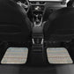 Tanzania Safari Giraffe Car Mats - Tribal Patterns and Mount Kilimanjaro Scene