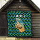 Tanzania Coastal Life Quilt - Swahili Dhow Boat and Tribal Pattern
