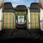 Equatorial Guinea Heritage Back Car Seat Cover - National Emblem and Tribal Zebra Print
