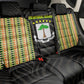 Equatorial Guinea Heritage Back Car Seat Cover - National Emblem and Tribal Zebra Print