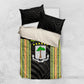 Equatorial Guinea Heritage Bedding Set - National Emblem and Tribal Zebra Print