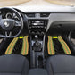 Equatorial Guinea Heritage Car Mats - National Emblem and Tribal Zebra Print