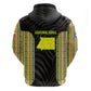 Equatorial Guinea Heritage Hoodie - National Emblem and Tribal Zebra Print